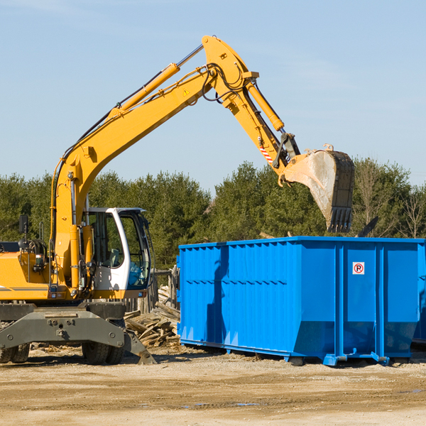 is there a minimum or maximum amount of waste i can put in a residential dumpster in Kanawha County WV